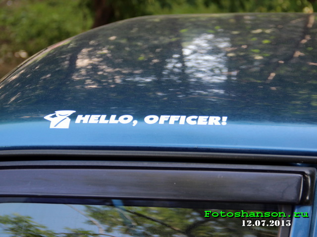 Hello, officer!